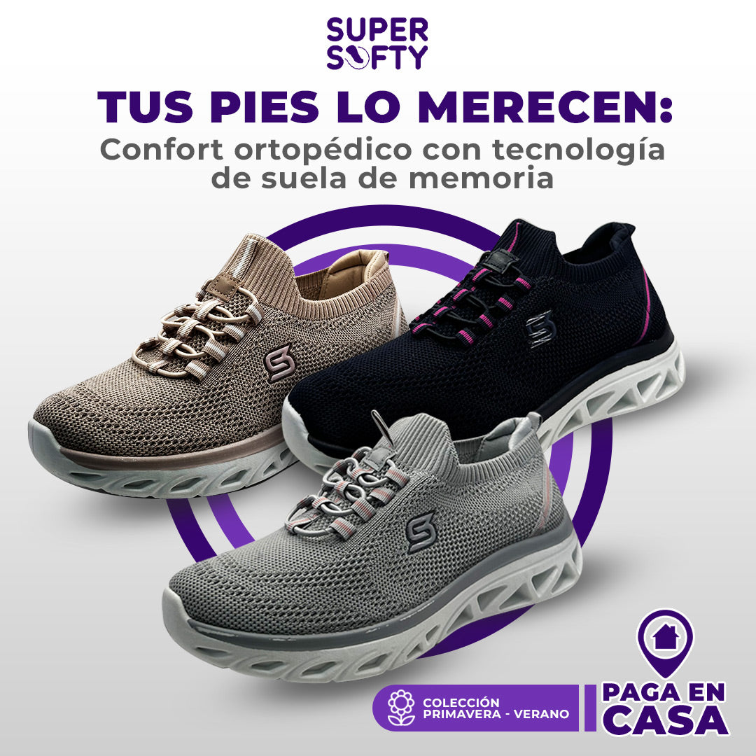 Softy™ | ¡El calzado MEJOR VALORADO DEL 2024! | 53% OFF - Basada en modelo Skechers