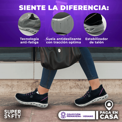 Softy™ | ¡El calzado MEJOR VALORADO DEL 2024! | 53% OFF - Basada en modelo Skechers